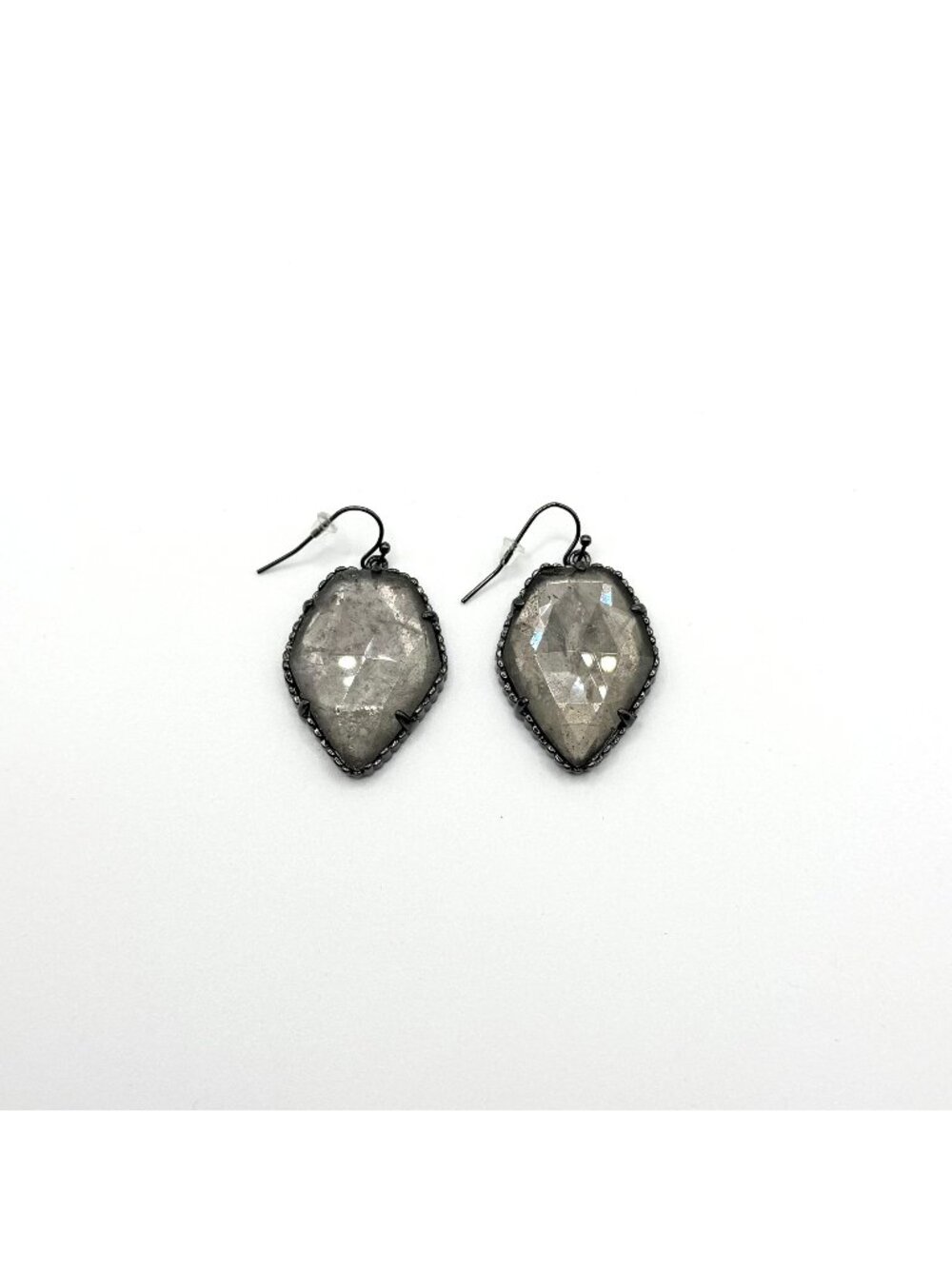 Kendra Scott Gray Labradorite Drop Earrings